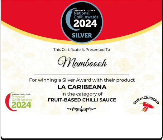AWARD  La Caribeana 