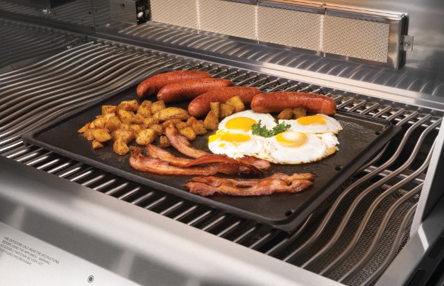 Grillplatte aus Gusseisen