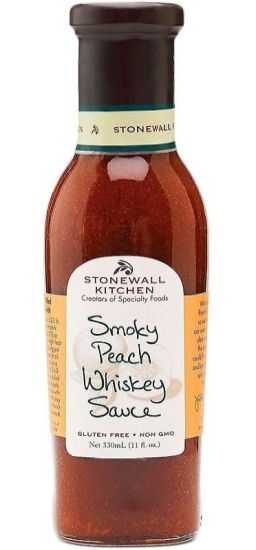 Smoky Peach Whiskey Sauce