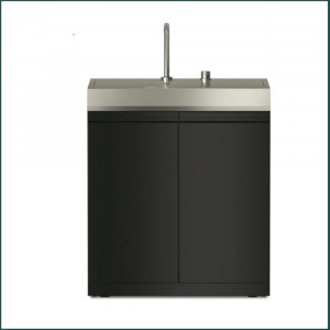 Miele Wash: Edelstahl-Armatur, integriertes Abfalltrennsystem